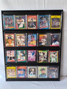 20 Vintage Hard Cased Superstar Baseball Cards