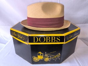 1950s Dobbs Panama Hat-With Box
