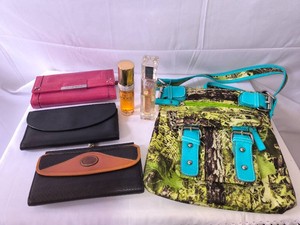 Purse,Clutches and Perfume Lot
