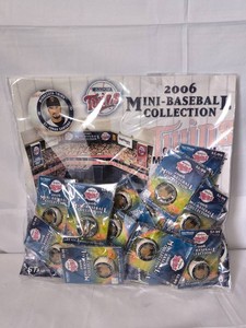 2006 Minnesota Twins mini baseball collection-complete set