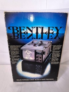 NEW Bentley 5 Black And White TV-1980s