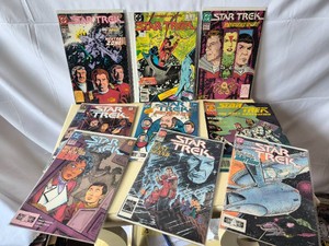 Vintage Star Trek Comic Book Lot-9 pcs