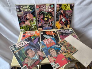 Vintage Comic Book Lot-Star Trek-9 pcs