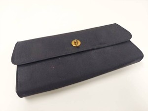 Vintage Evans Elegance Navy Faille Vanity Clutch Purse Set 1940s