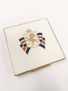 Vintage Henriette WWII British War Relief Enamel Powder Compact