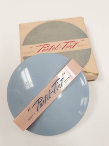 Vintage Coty Pastel-Tint Medium Makeup Compact with Original Box