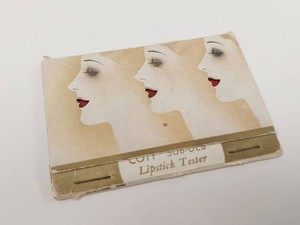 Vintage 1940s Coty Sub-Deb Lipstick Tester Matchbook Sampler