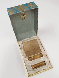 Lot Including Coty Paris Perfume Compact & Lipstick Gift Set