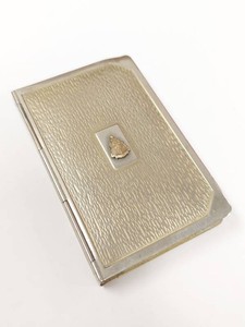 Vintage D.F.B. Co. Book Form Vanity Compact Case w Mirror Lipstick