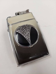 Evans Mayfair Art Deco Compact Cigarette Case Lighter Vanity Case