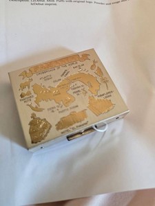 Vintage Panama Crossroads of the World Souvenir Powder Compact