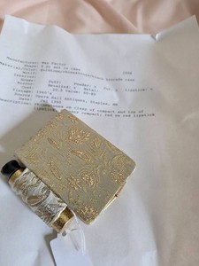 Vintage Max Factor Regency Golden Bouquet Compact & Lipstick Set