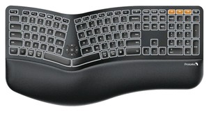 ProtoArc EK01 Plus Backlit Bluetooth Ergonomic Keyboard $99.99 Retail - Brand New
