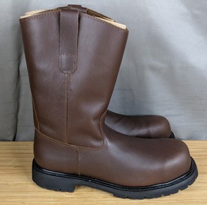 Legend Safety Size 12 Brown Roper Boots 11 Height $124.99 Retail - Brand New