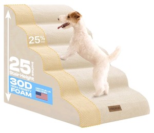 25 Extra Wide 5-Step Foam Dog Stairs $59.99 Retail - Brand New