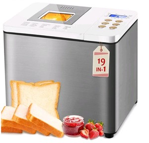 KEEPEEZ 19-in-1 Stainless Steel Bread Maker $99.99 Retail - Brand New