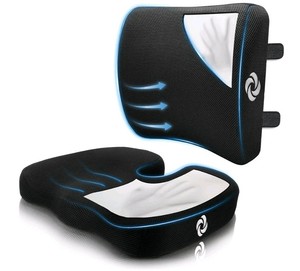 Samsonite Ergonomic Seat and Lumbar Support Cushion Combo $39.99 Retail - Brand New