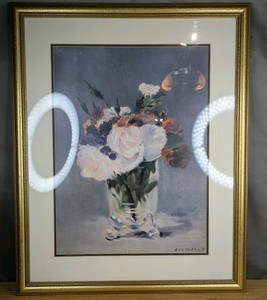 Framed Floral Still Life Art Print 32 x 28