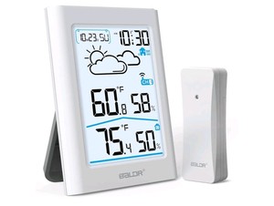 BALDR Indoor Outdoor Wireless Weather Station White - Brand New