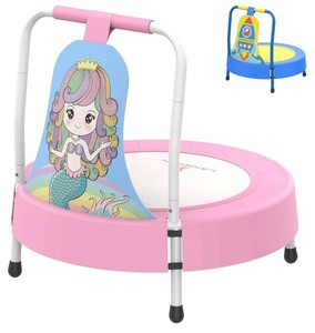 Mini Toddler Trampoline with Mermaid Design $54.99 Retail - Brand New