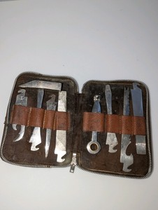 Vintage interchangeable pocket tool kit