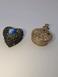 Set of 2 Vintage Trinket Boxes- 1