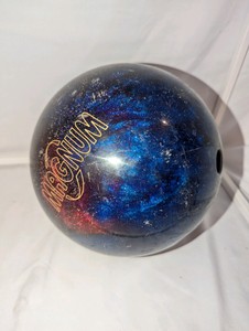 Vintage Ebonite Magnum bowling ball