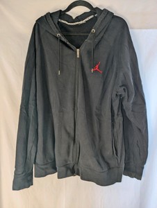 Black Jordan Jumpman full-zip hoodie, size 3XL