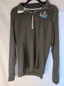 NFL Super Bowl LIII 14-zip pullover, size L