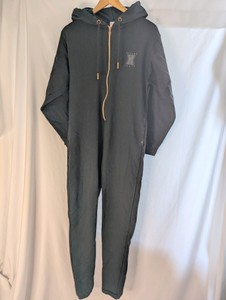Savage X Fenty Black Forever Savage Hooded Onesie, size S