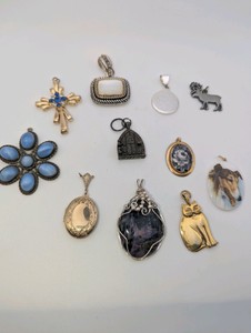Lot of Vintage Necklace Pendants