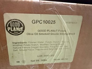 38lb Good Planet Foods Olive Oil Smoked Gouda Slicing Block