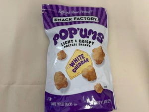 2x Popums Pretzel Snacks-White Cheddar