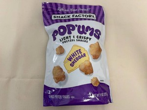 2x Popums Pretzel Snacks-White Cheddar