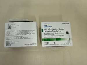 3x 100 Self Monitoring Blood Glucose Test Strips-exp. 22026