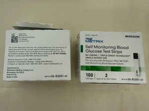 3x 100 Self Monitoring Blood Glucose Test Strips-exp. 22027
