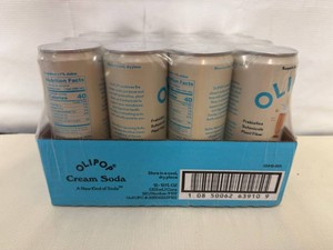 12x 12oz Olipop Cream Soda