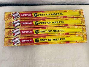 4x Slim Jim 6 feet of Meat