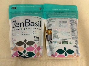 3x 14oz Zen Basil Organic Basil Seeds