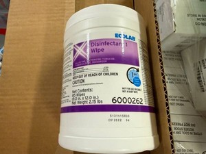12x 85wipes Ecolab Disinfectant 1 Wipe
