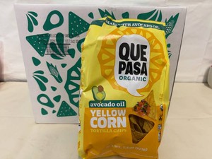 8x 7.5oz Que Pasa Organic Yellow Corn Chips