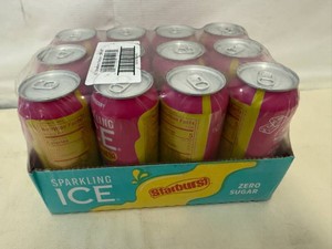 12x Sparkling Ice Starburst Strawberry