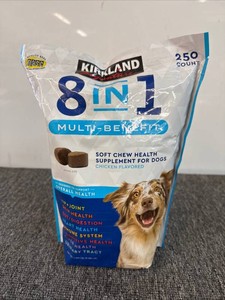 2x Kirkland 8 in 1 Multi Benefit Chews-Chicken Flavor