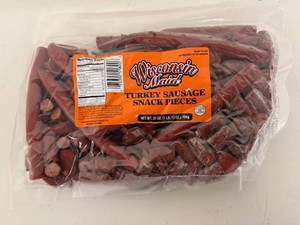 E. 4x 1lb12oz Turkey Sausage Snack Pieces(Frozen)52026