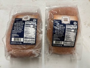 3x 2.5lbs Block & Barrel Sliced Oven Roasted Turkey Breast