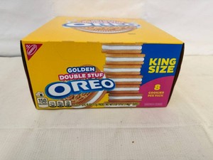 12x 8 Cookies Golden Double Stuffed