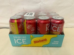 12x Sparkling Ice Starburst Cherry