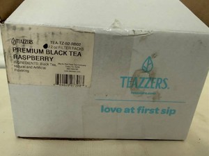 24x 2oz Premium Teazzer Black Tea Raspberry