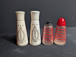 Vintage Salt & Pepper Shaker Set (Lot of 4)