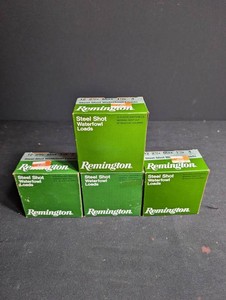 Remington Steel Shot Waterfowl Loads 12 Gauge 2 34 4 Shot (Lot of 4)